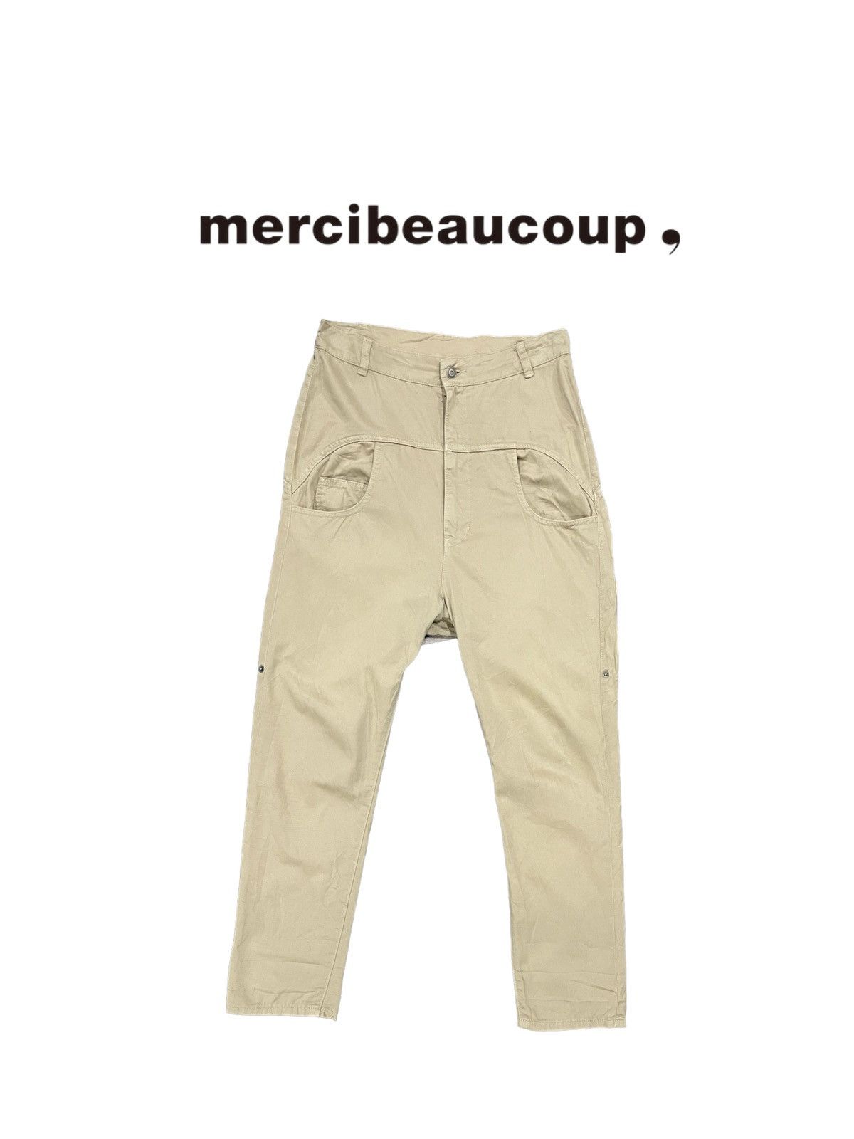 Issey Miyake Jevous Enprie Mercibeaucoup Drop Crotch Pants Size US 30 / EU 46 - 4 Thumbnail