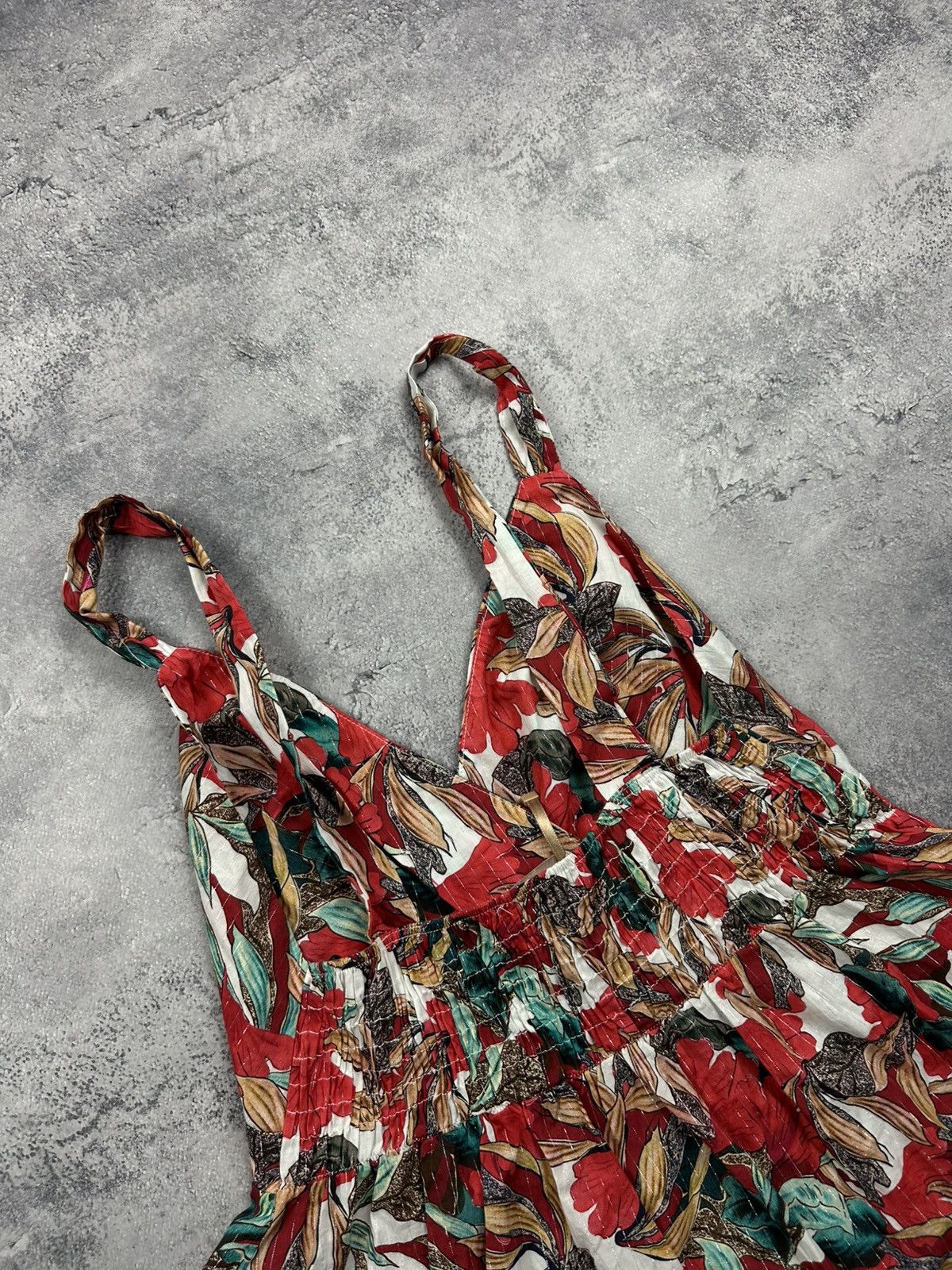 Other Rinascimento Flower Print Summer Blouse Top Made in Italy L Size L / US 10 / IT 46 - 15 Thumbnail