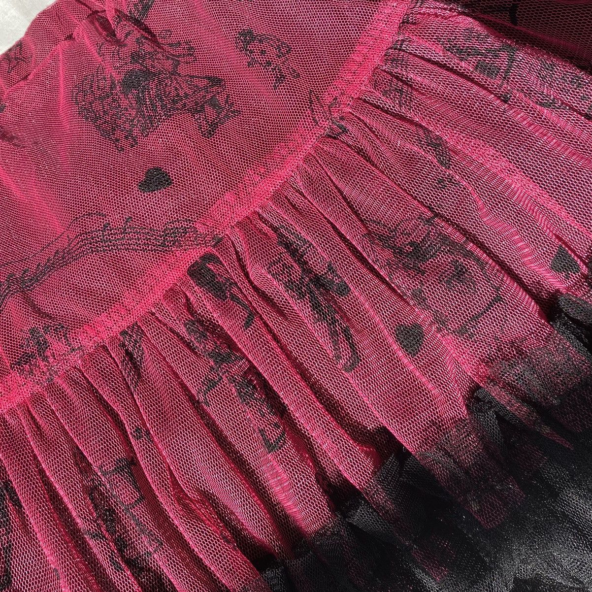 Japanese Brand × Vintage VINTAGE ACDCRAG FLUFFY MESH TUTU MINI SKIRT Size 28" / US 6 / IT 42 - 3 Thumbnail