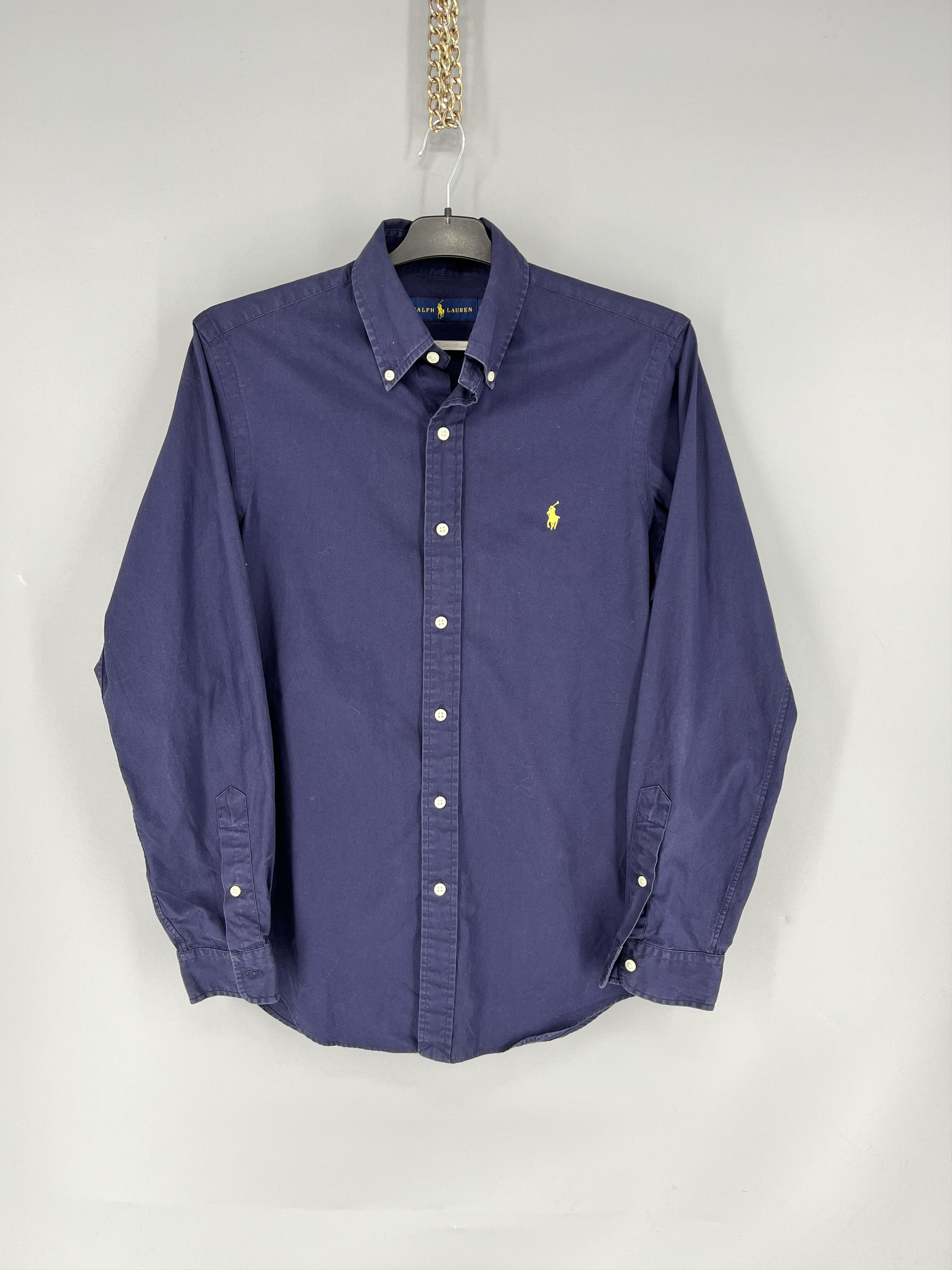 Polo Ralph Lauren Vintage Navy Shirt Polo Ralph Lauren Size S Rare Size US S / EU 44-46 / 1 - 1 Thumbnail