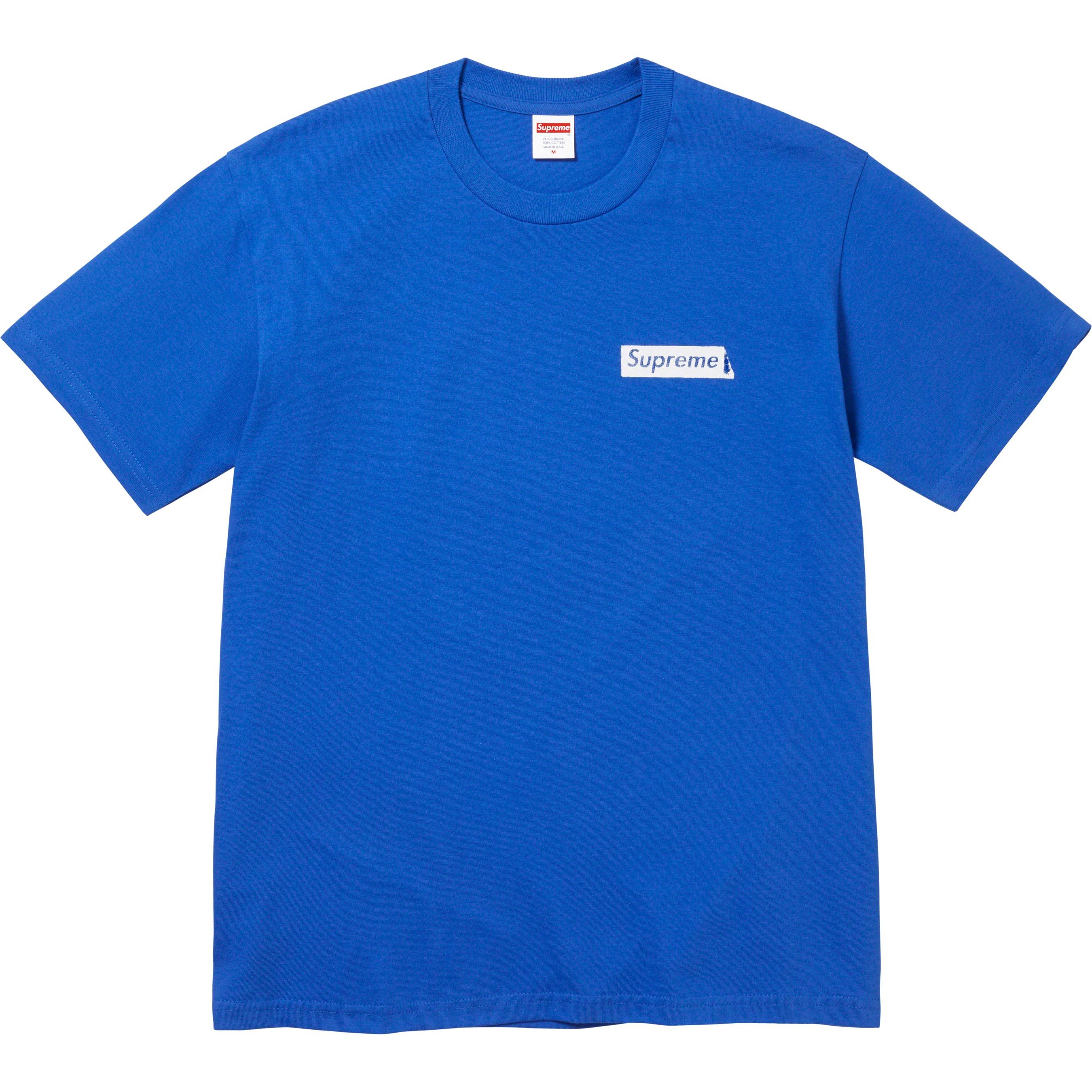 Supreme Supreme Static Tee - Royal - XXL - FW23 Size US XXL / EU 58 / 5 - 2 Thumbnail