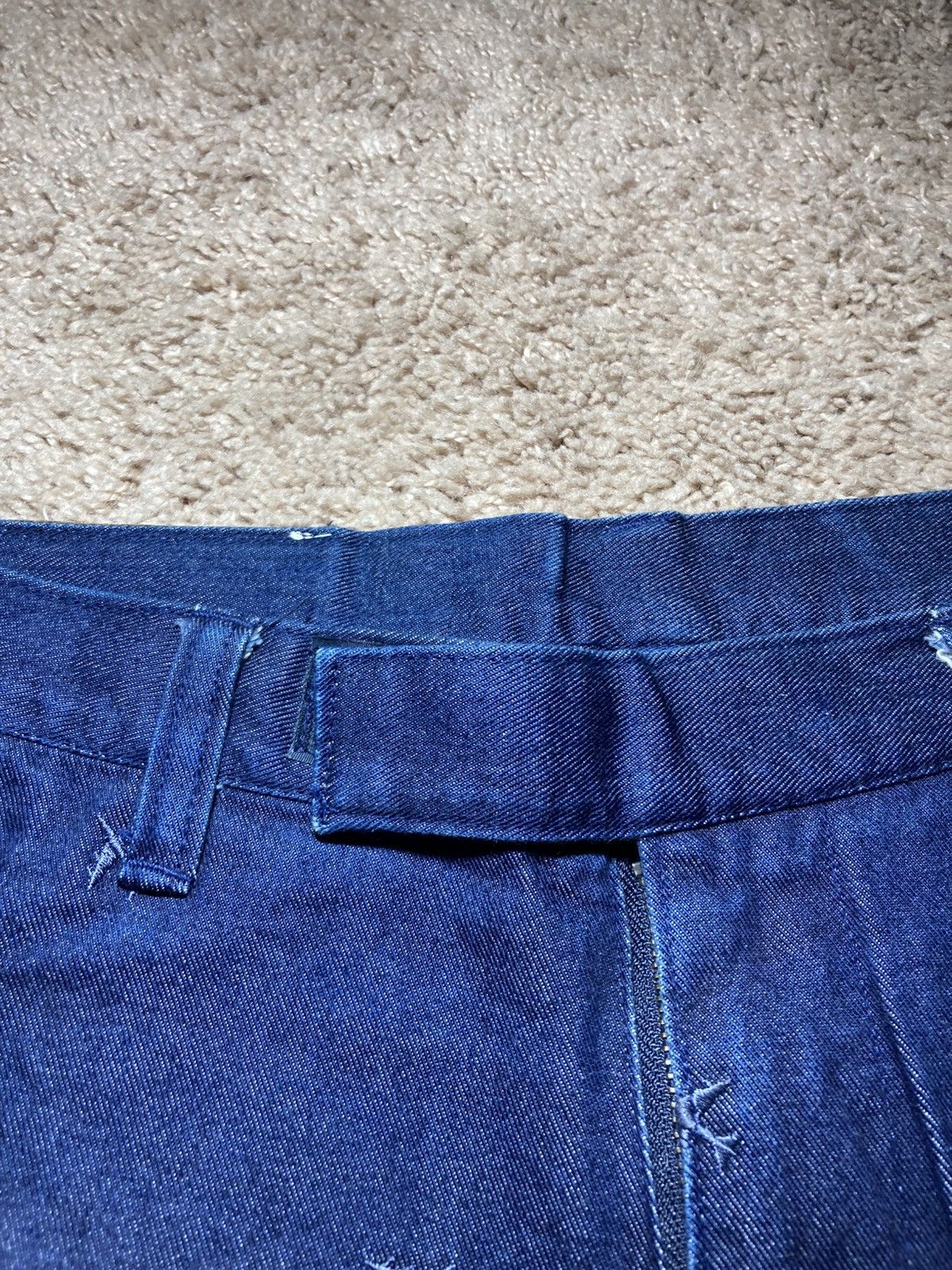 Lad Musician AW98 Lad Musician Plane Embroidered Paneled Jeans 90s Size US 32 / EU 48 - 3 Thumbnail