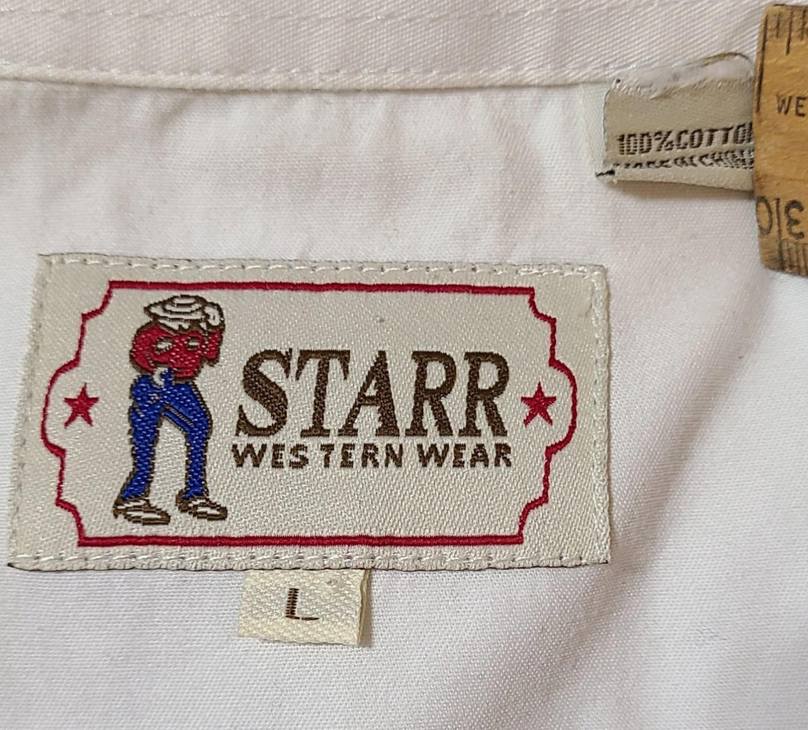 Designer Starr Western Wear Western Shirt Mens Size Large Pearl Snaps Size US L / EU 52-54 / 3 - 2 Thumbnail