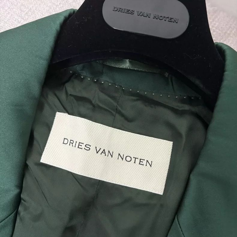 Dries Van Noten DRIES VAN NOTEN Dark green double-breasted suit Size M / US 6-8 / IT 42-44 - 3 Thumbnail