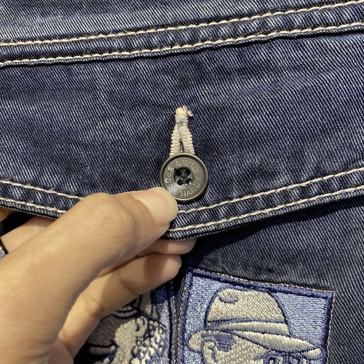 Hardy Amies vintage Hardy Amies Sport jeans with embroidered details. Size US 32 / EU 48 - 10 Thumbnail