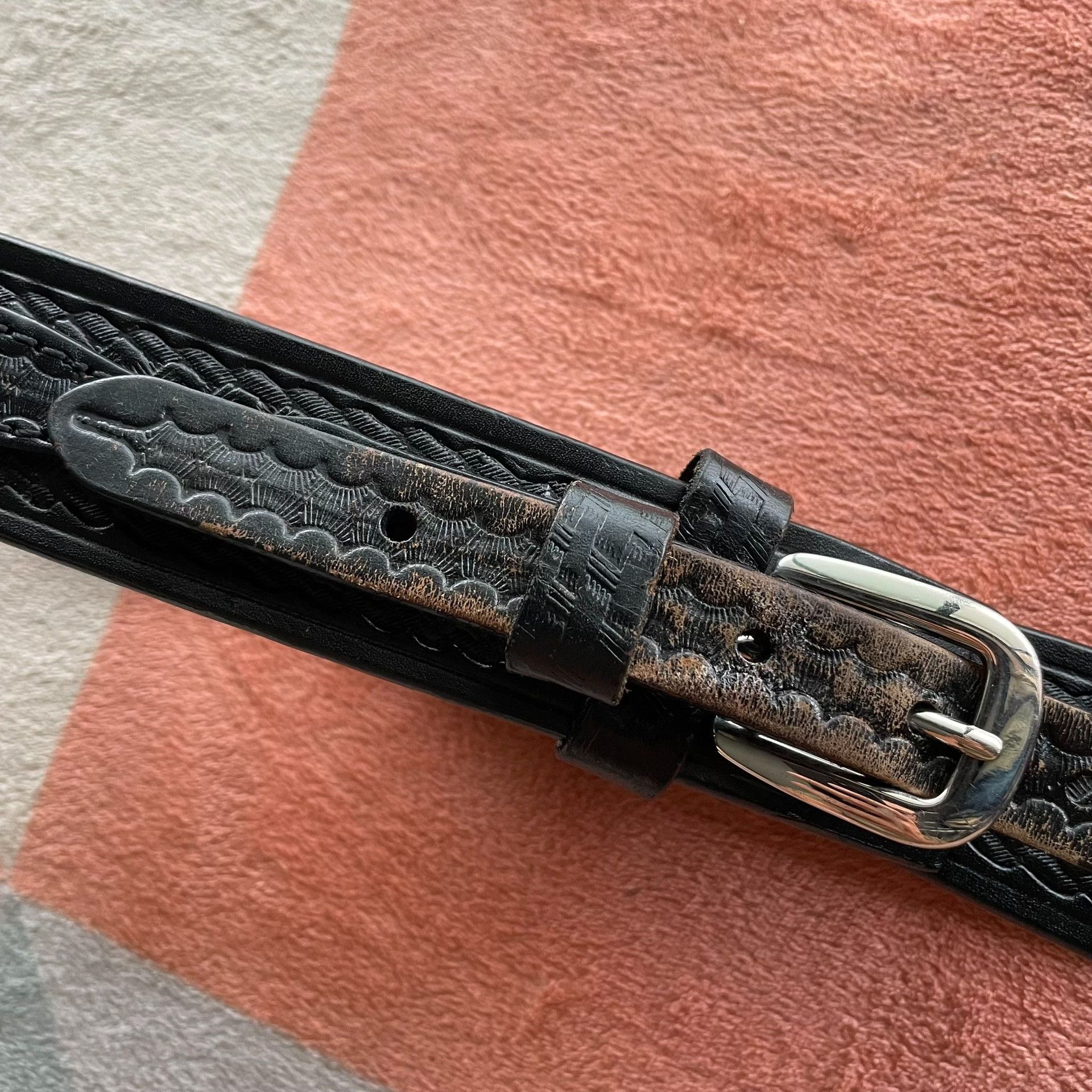 Other Cavalry Leather Belt Size ONE SIZE - 1 Thumbnail