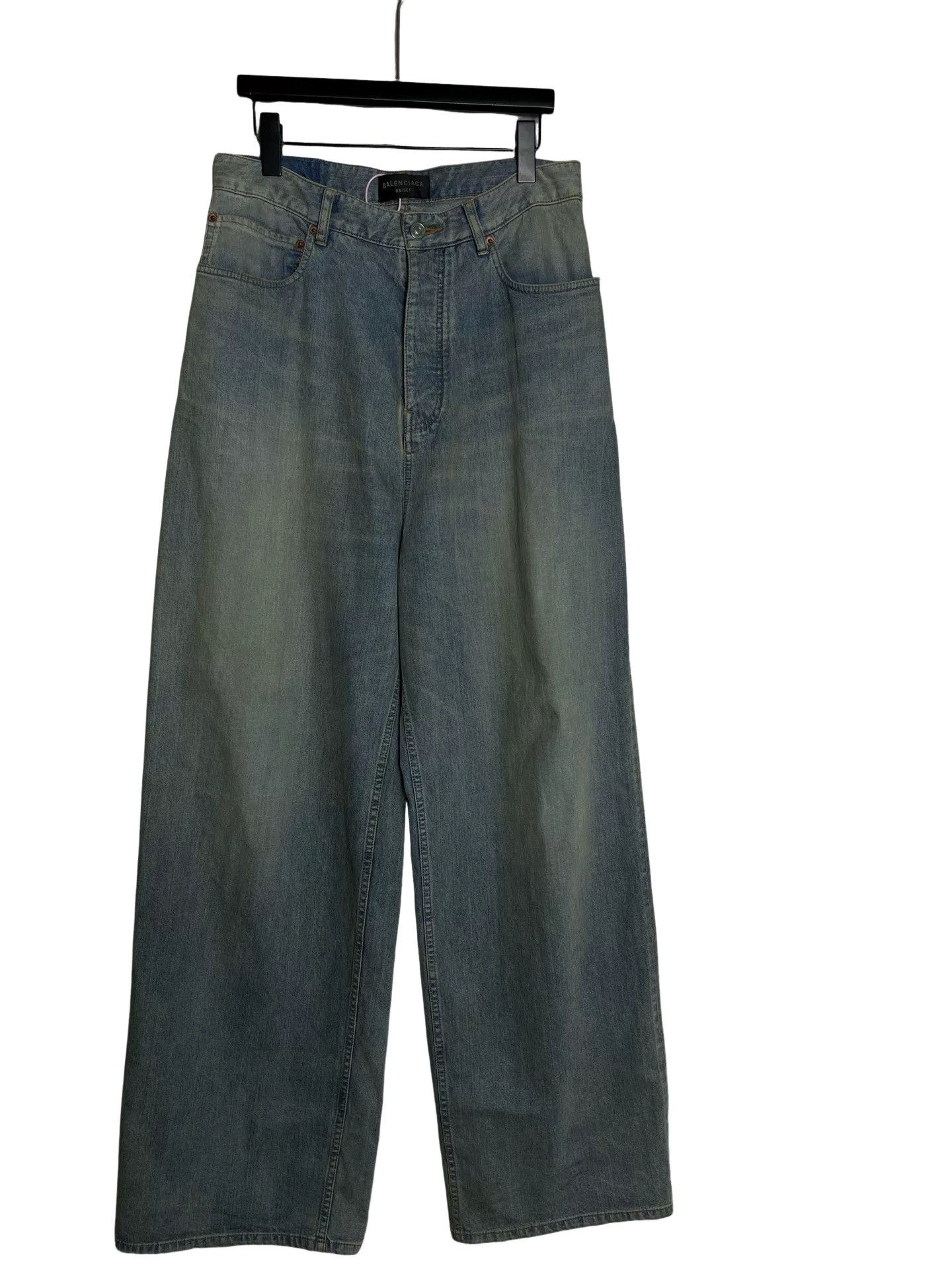 Balenciaga Balenciaga Washed Denim Jeans XS Size US 28 / EU 44 - 1 Thumbnail