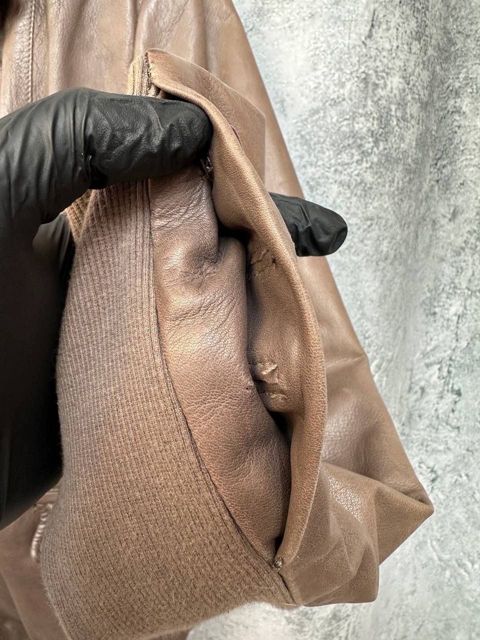 Leather × Muubaa × Vintage Muubaa Futura Leather Jacket in Steel Grey Avant-Garde Size M / US 6-8 / IT 42-44 - 18 Thumbnail