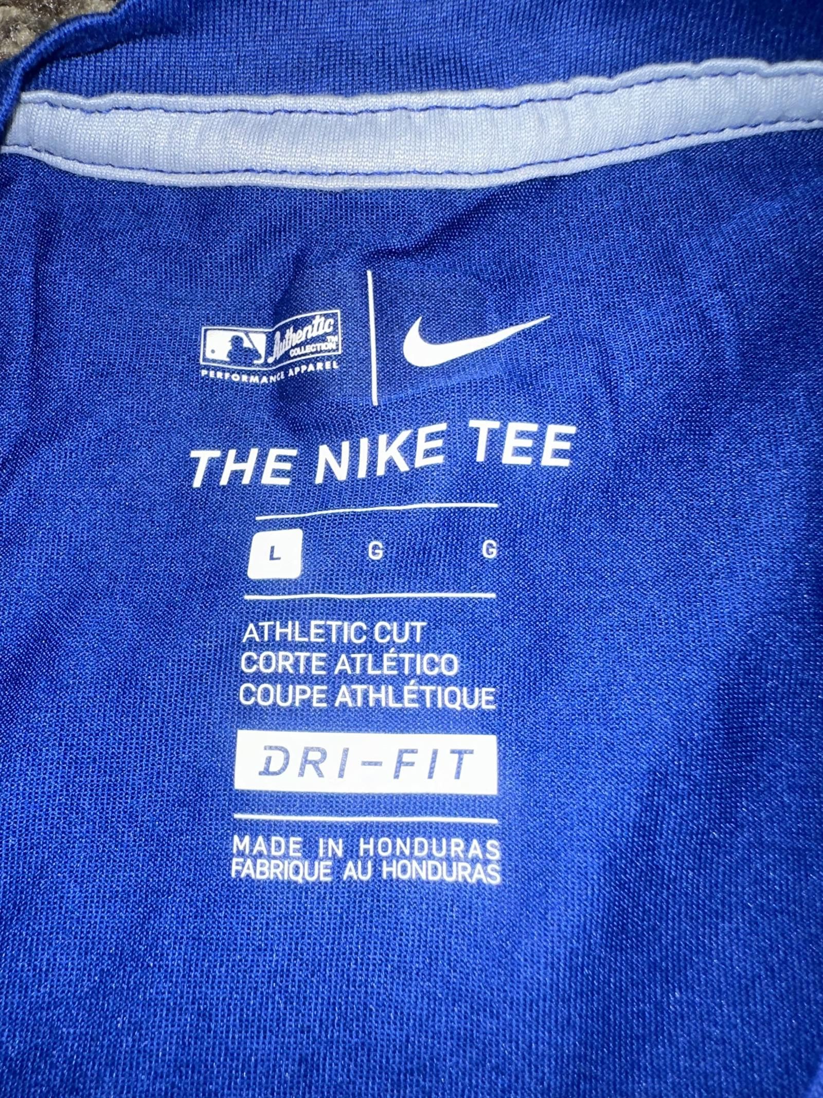 Nike Nike Men's Los Angeles Dodgers Men Blue Cracks Crew Neck Tee Size US L / EU 52-54 / 3 - 9 Thumbnail