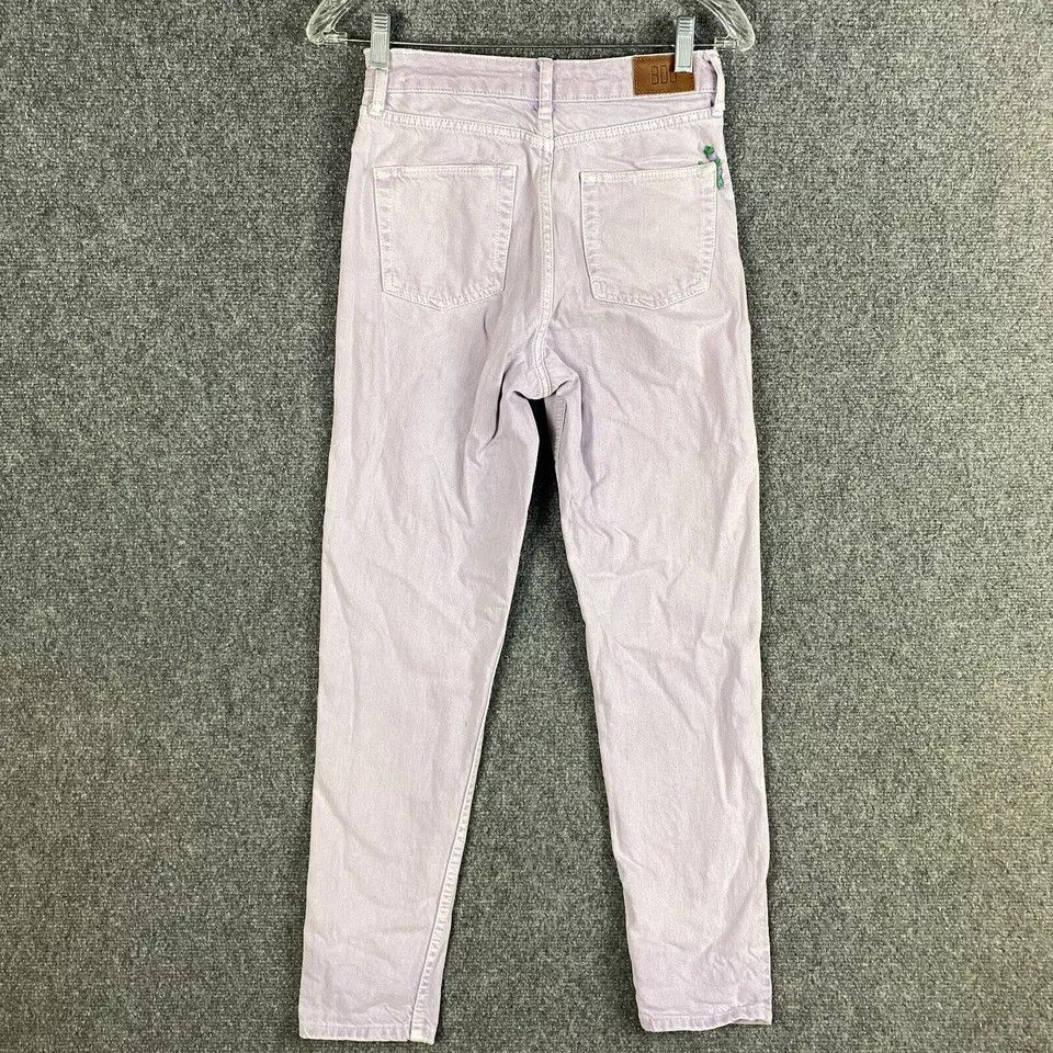 Bdg BDG Mom Jeans Women's 26x32 High Rise Cotton Light Purple Size 26" / US 2 / IT 38 - 5 Thumbnail