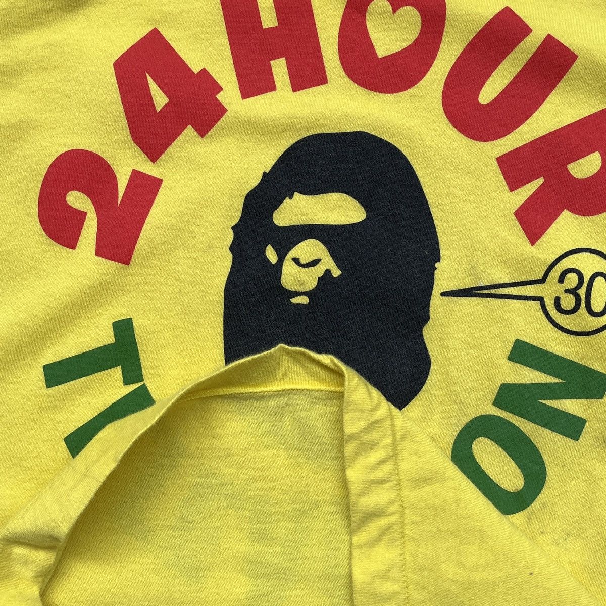 Japanese Brand Vintage Y2K BAPE X 24Hour Television Single Stitch TShirt Size US S / EU 44-46 / 1 - 14 Thumbnail