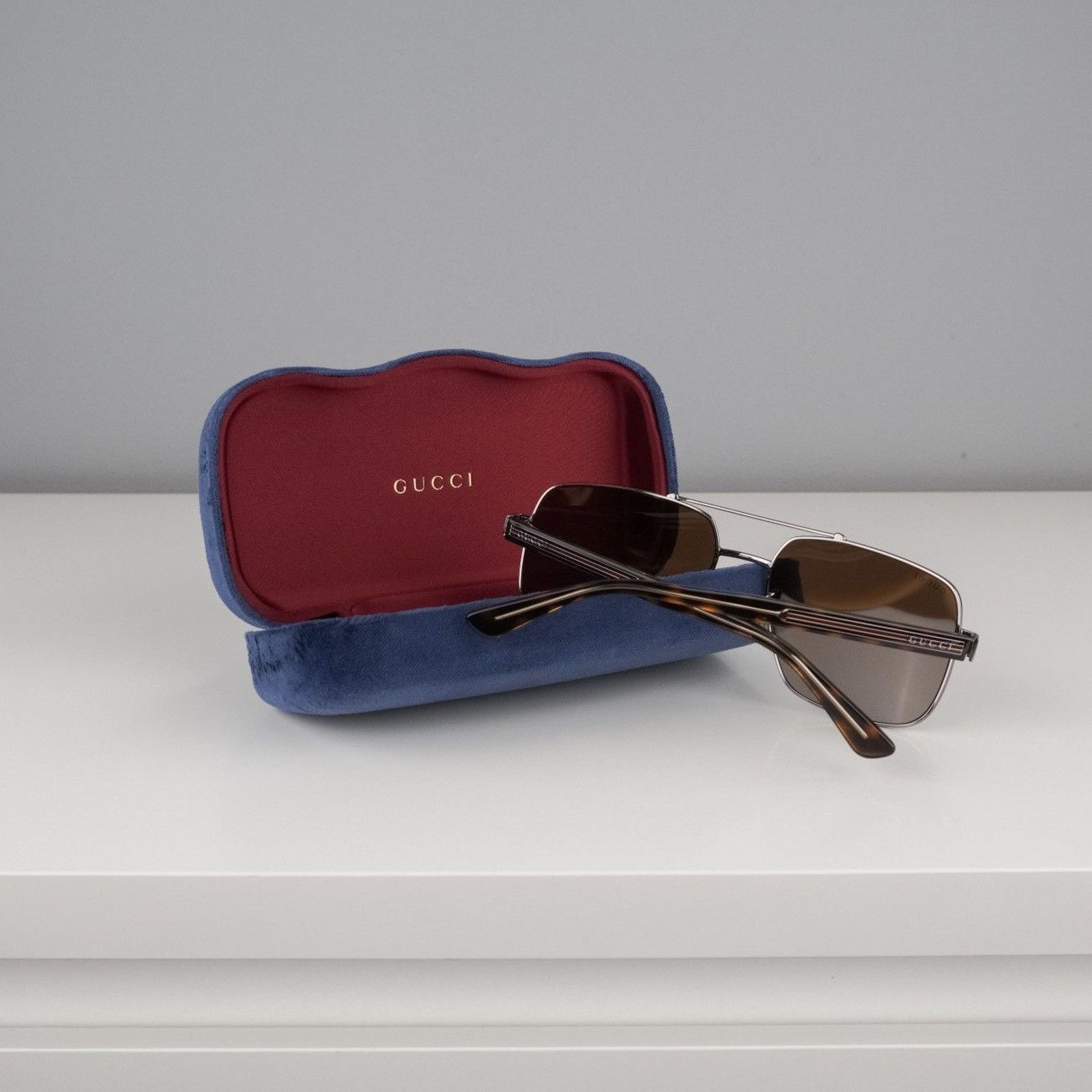 Gucci Gucci vintage logo made in japan aviator pilot sunglasses Size ONE SIZE - 10 Thumbnail