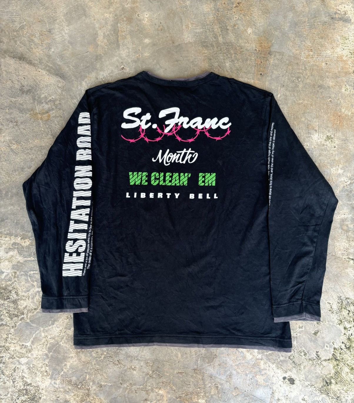 Hysteric Glamour × Japanese Brand Y2k ST. Franc Ifsixwasnine Punk style Longsleeve Size US L / EU 52-54 / 3 - 2 Thumbnail