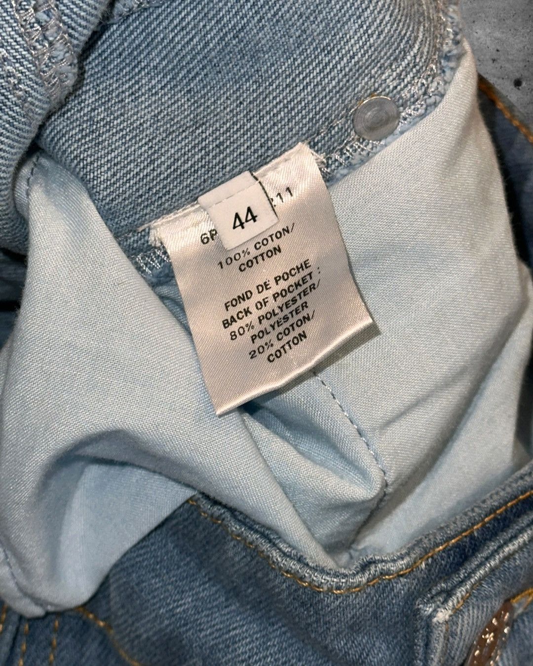 Mugler Mugler Spiral Seam Denim Jeans Light Blue Size 44 Size US 32 / EU 48 - 7 Thumbnail