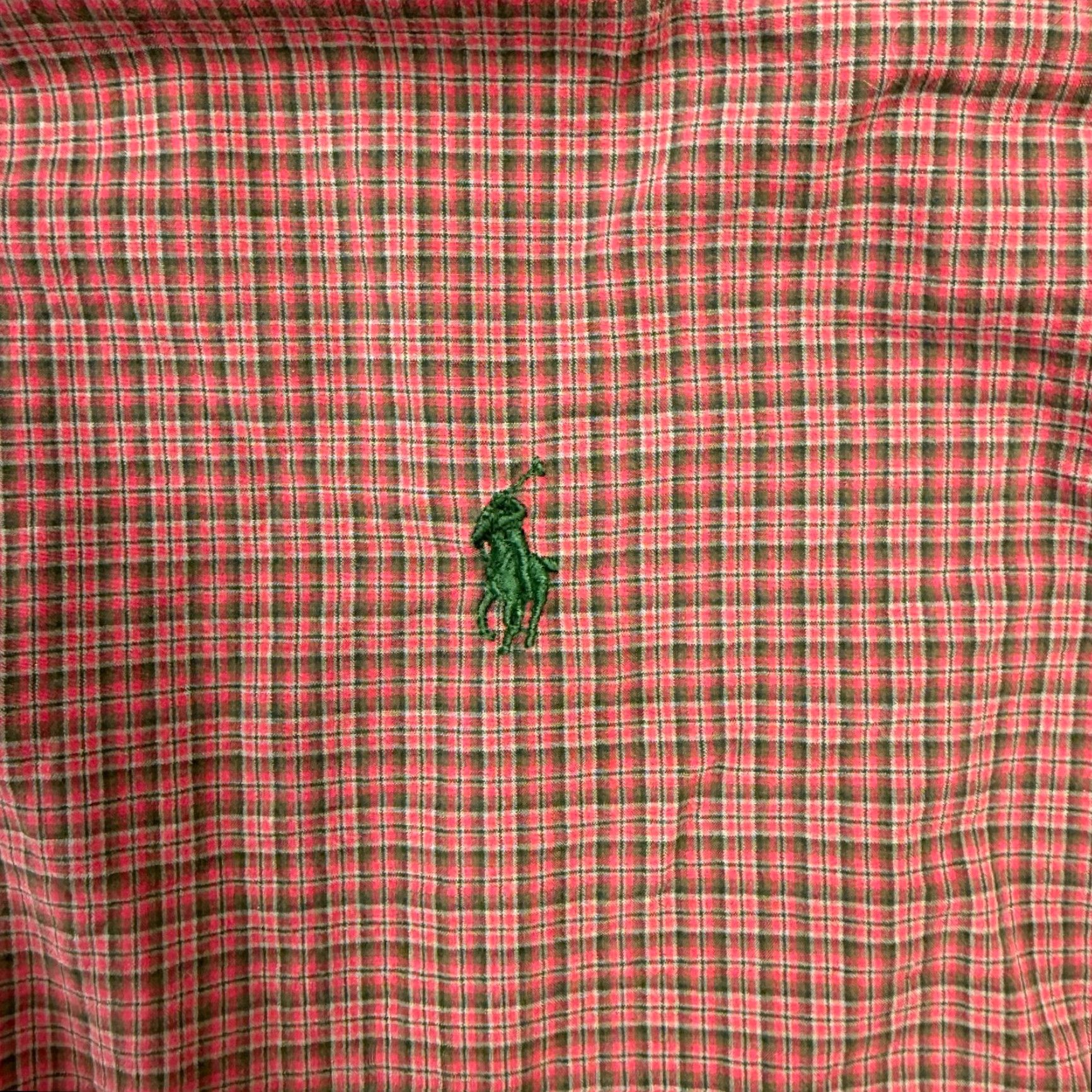 Polo Ralph Lauren VINTAGE Polo Ralph Lauren Shirt Mens 2XL Red Micro Plaid Lightweight Button-Down Shirt Size US XXL / EU 58 / 5 - 4 Thumbnail