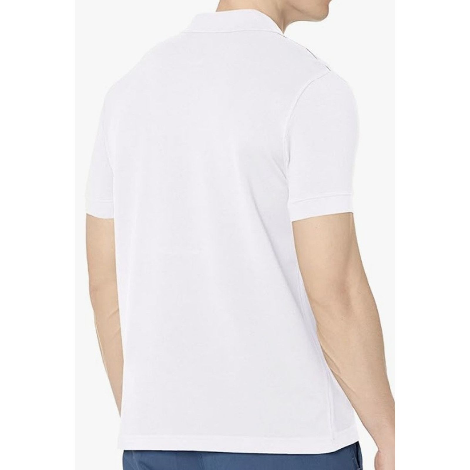 Lacoste Lacoste Mens Contemporary Regular Fit Graphic Polo White L Size US L / EU 52-54 / 3 - 3 Thumbnail
