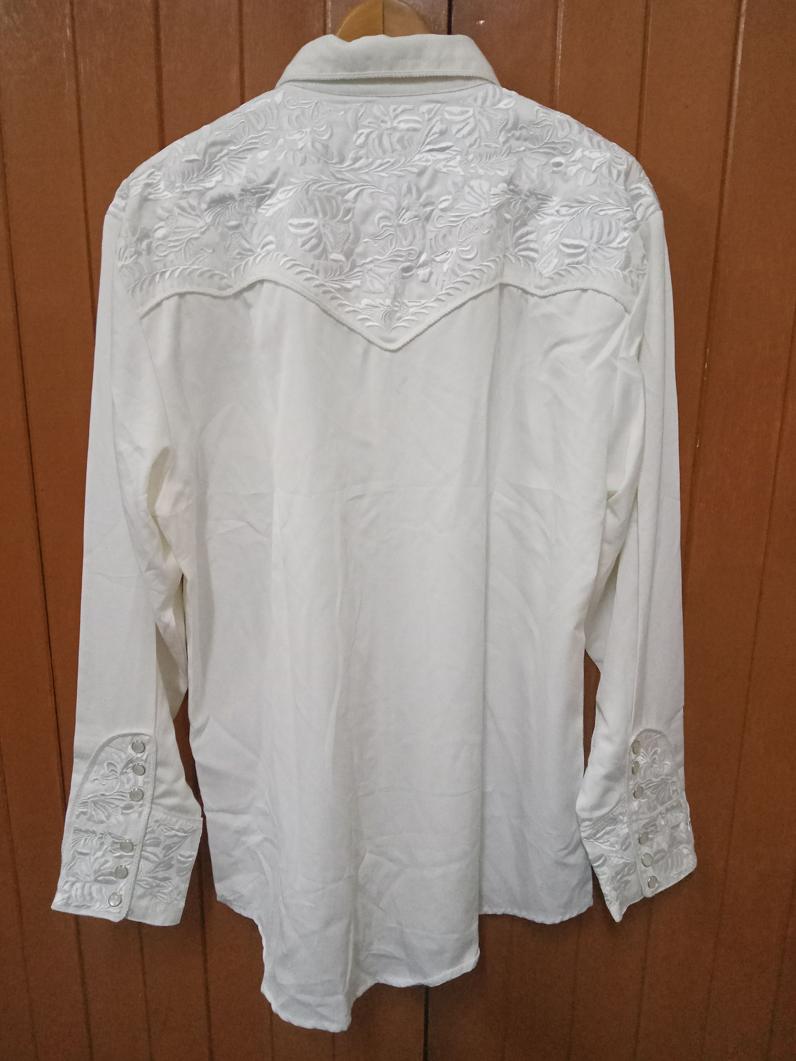 Scully Scully Western Shirt With Embroidered Floral Size US L / EU 52-54 / 3 - 2 Thumbnail