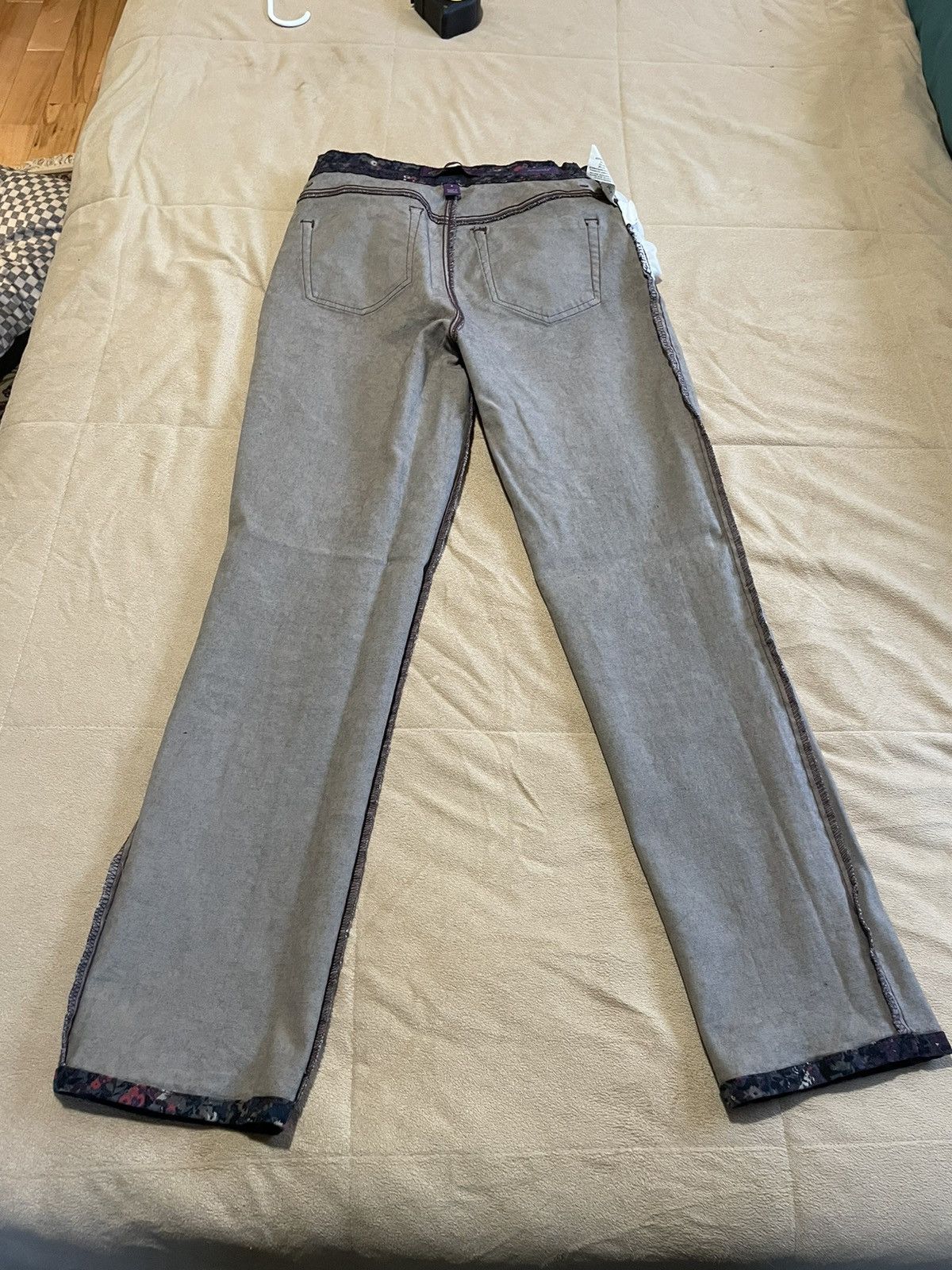 Gloria Vanderbilt Gloria Vanderbilt Floral Denim Pants Size 28" / US 6 / IT 42 - 3 Thumbnail