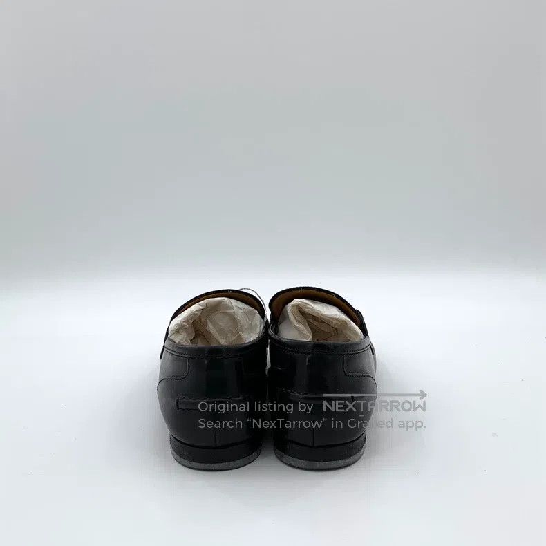 Gucci Gucci Black horse buckle leather casual flat sole shoes Size US 5.5 / IT 35.5 - 4 Thumbnail