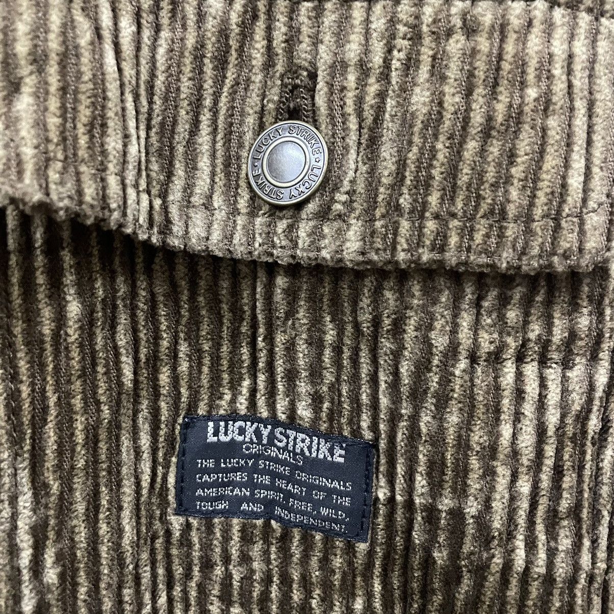 Sports Specialties × Vintage 🔥Vintage Lucky Strike Four Pocket Zipper Corduroi Jacket Size US L / EU 52-54 / 3 - 5 Thumbnail