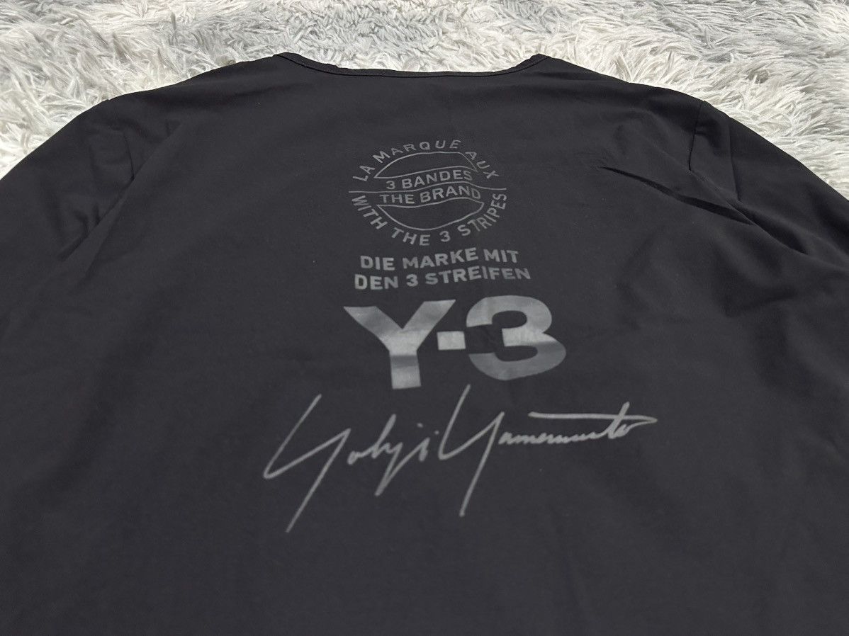 Adidas × Y-3 🔥Adidas Y-3 Yohji Yamamoto Cropped Ls Shirt Size US S / EU 44-46 / 1 - 3 Thumbnail