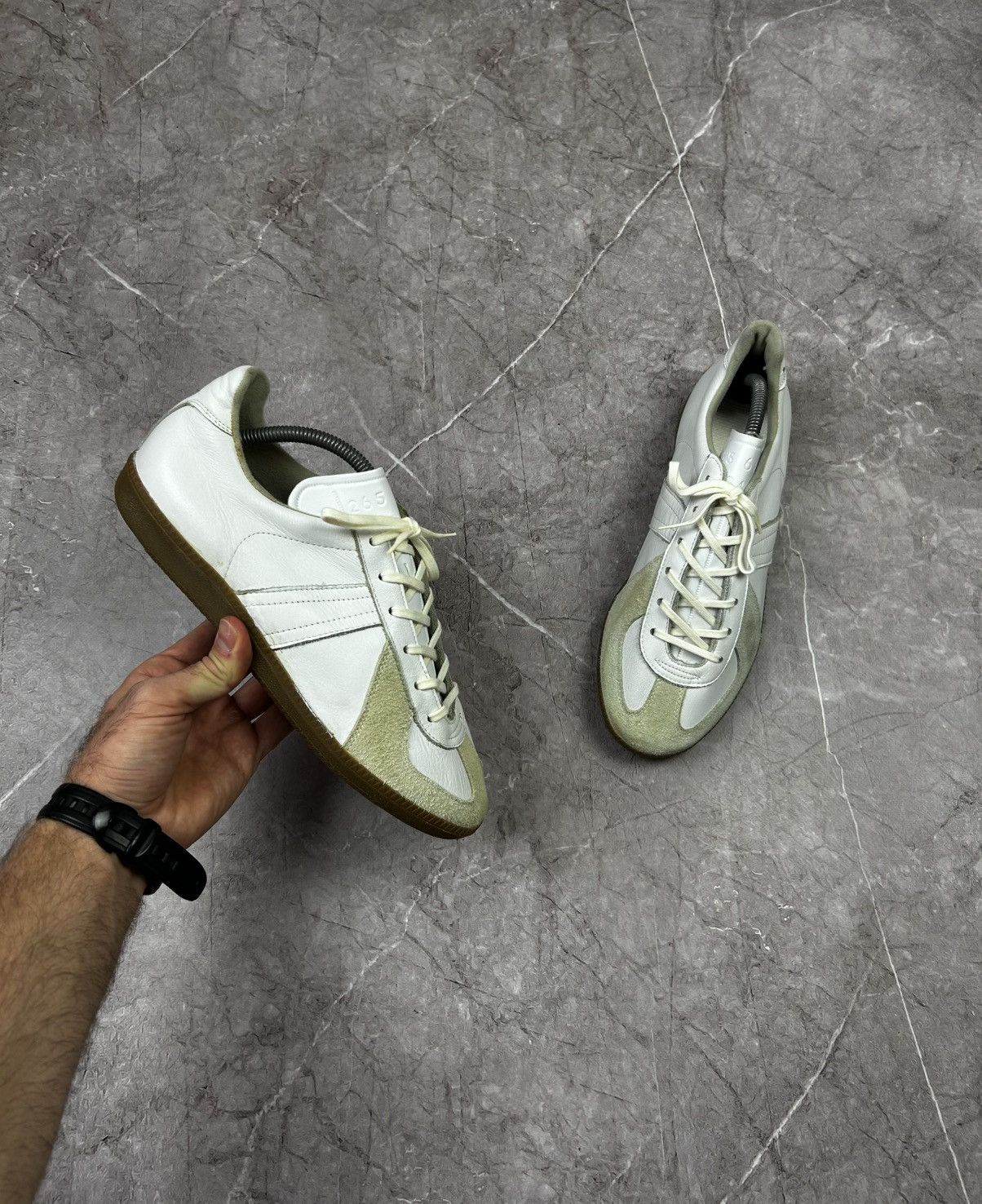 Vintage BW Sport Shoes Vintage Leather Sneakers Shoes Bundeswehr Size US 9 / EU 42 - 1 Thumbnail