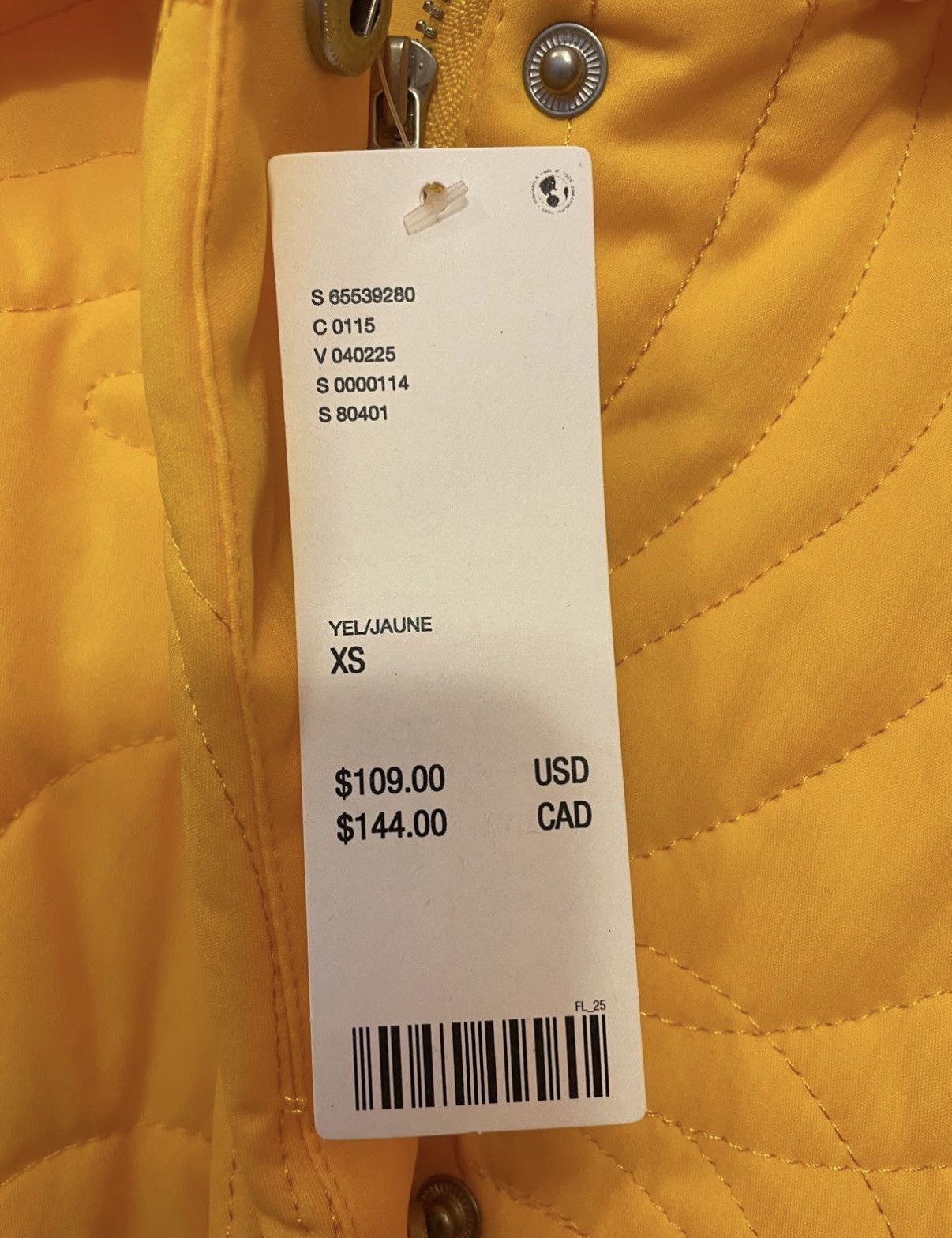 Urban Outfitters Urban Outfitters Yellow Bubble Quilted Puffer Jacket NWT -XS Size XS / US 0-2 / IT 36-38 - 3 Thumbnail