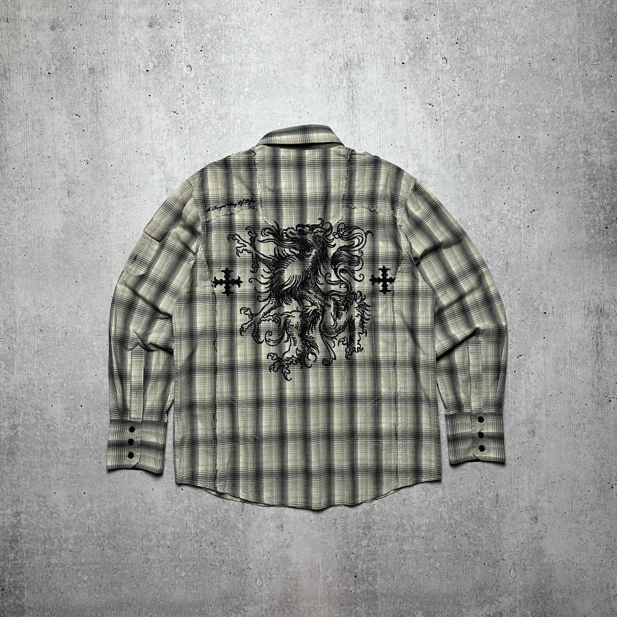 Japanese Brand Rebel Spirit Avant-Garde Shirt Long Sleeve Size US M / EU 48-50 / 2 - 1 Thumbnail