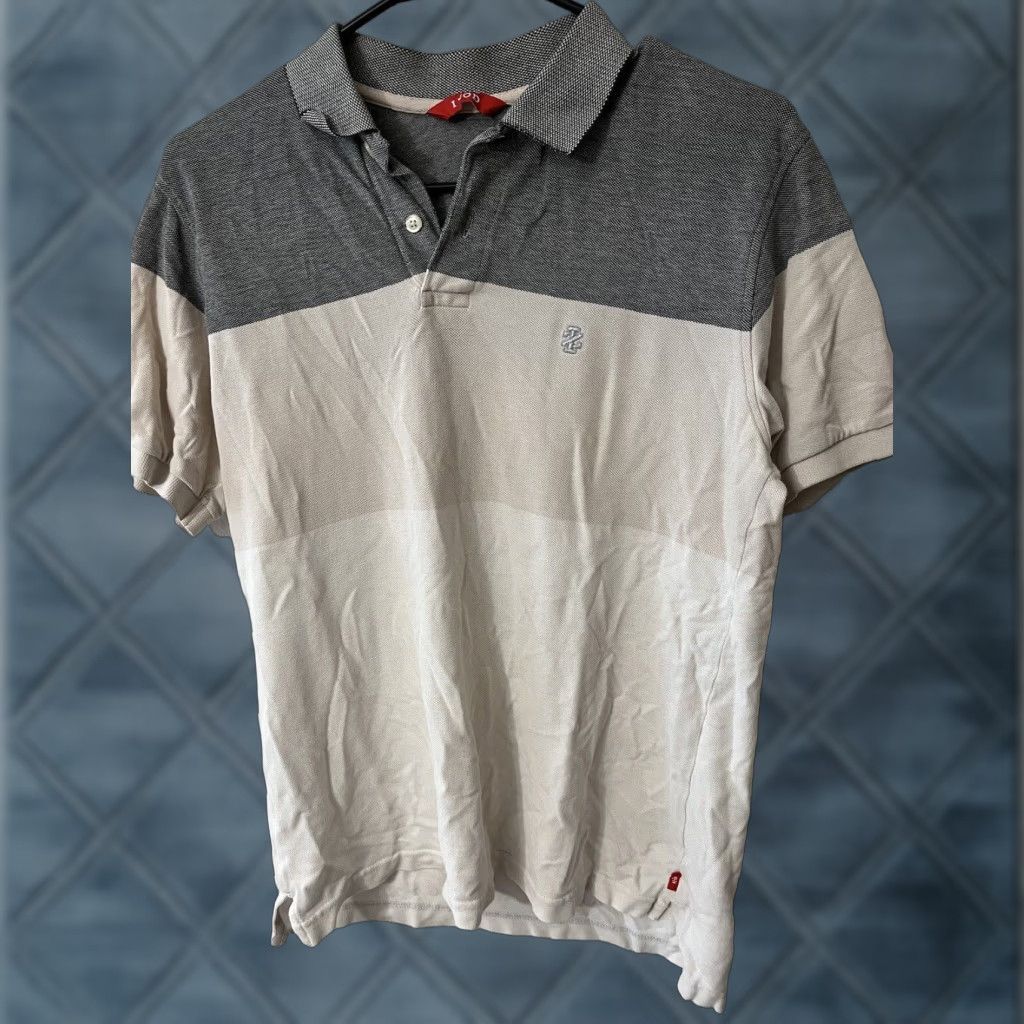 Izod IZOD Golf Polo Shirt Men's Small Gray 100% Cotton Knit Short Sleeve Button Closure Logo Patch Classic Casual Real Nice Condition Men’s Polo Size US S / EU 44-46 / 1 - 1 Thumbnail