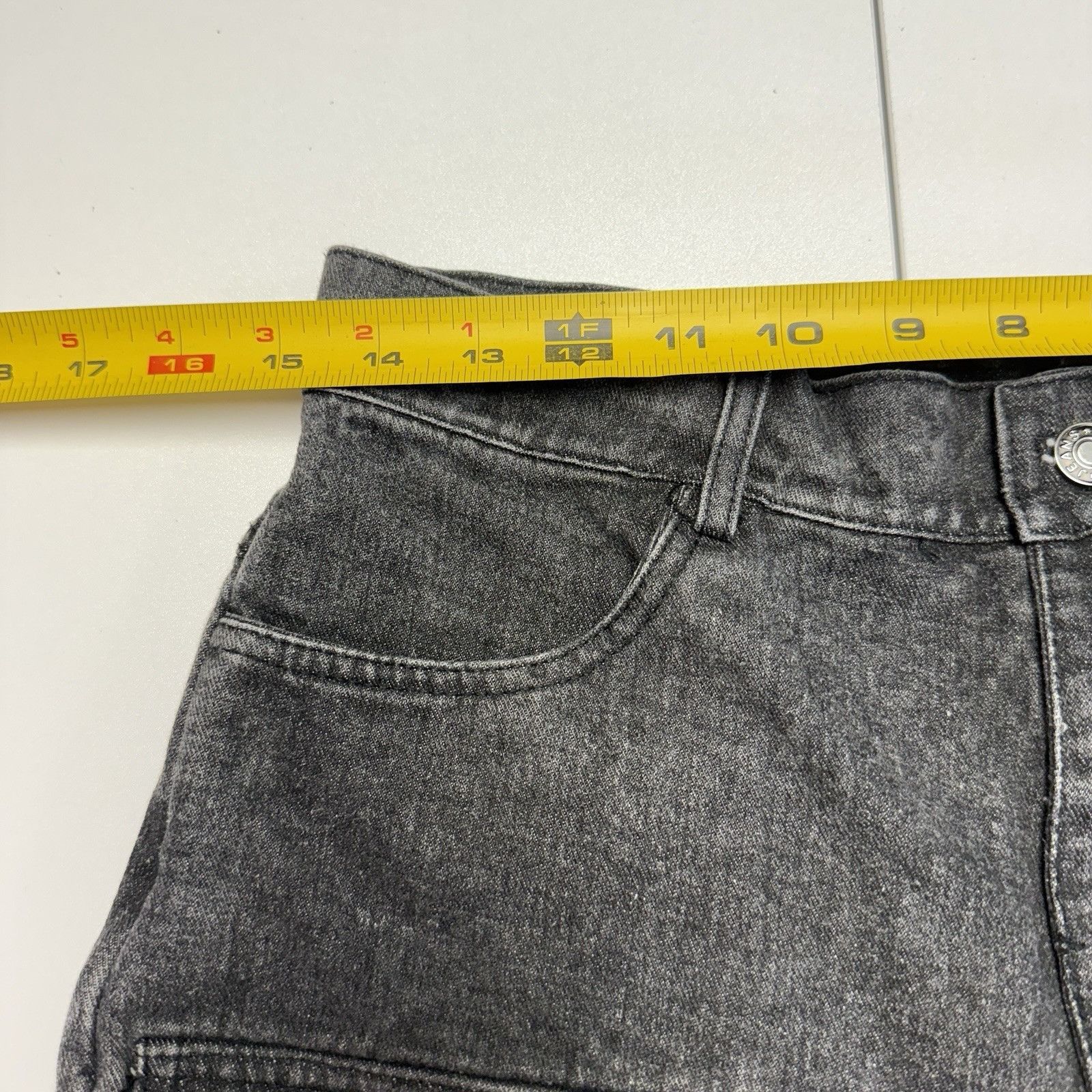 Vintage Y2K Grunge Emo Jeans Womens 29 in (29x26) Faded Black Conver Size 29" - 6 Thumbnail