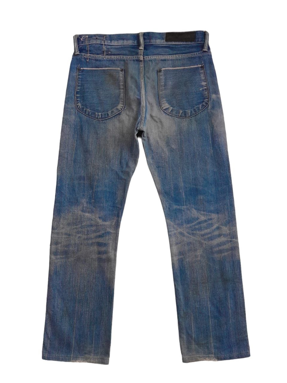 image of Kuro Selvedge Denim By Yatsuhashi Yusuke (F134) Waist 31 in Blue, Men's