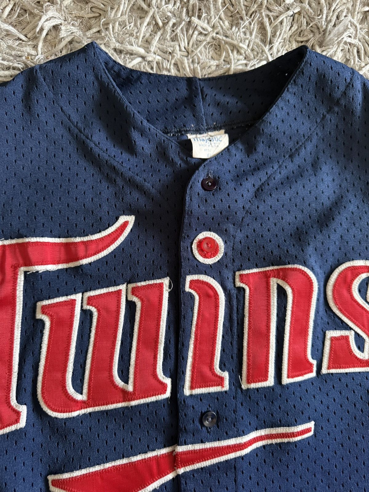 Vintage Vintage Twins Baseball Jersey Majestic size XL Size US XL / EU 56 / 4 - 2 Thumbnail