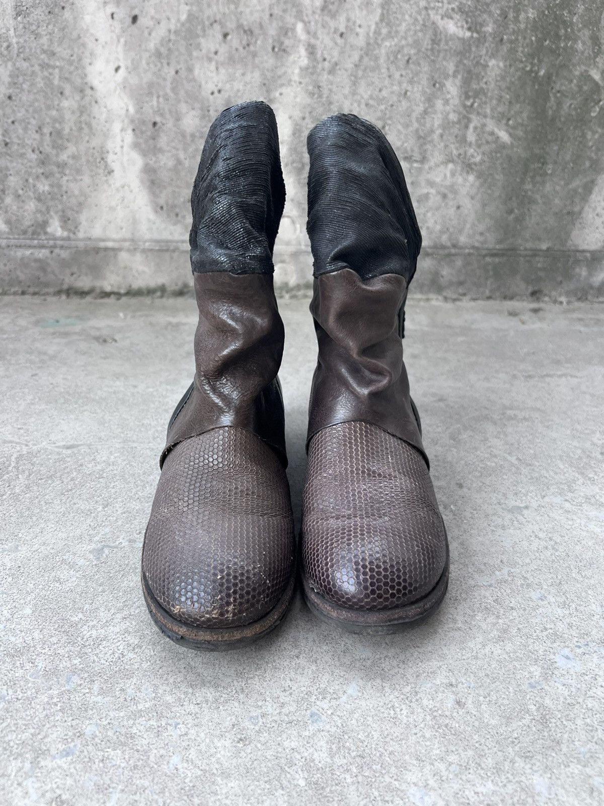 A.S.98 A.S.98 Ankle Avant Garde Leather Zip Boots Size US 7 / IT 37 - 6 Thumbnail