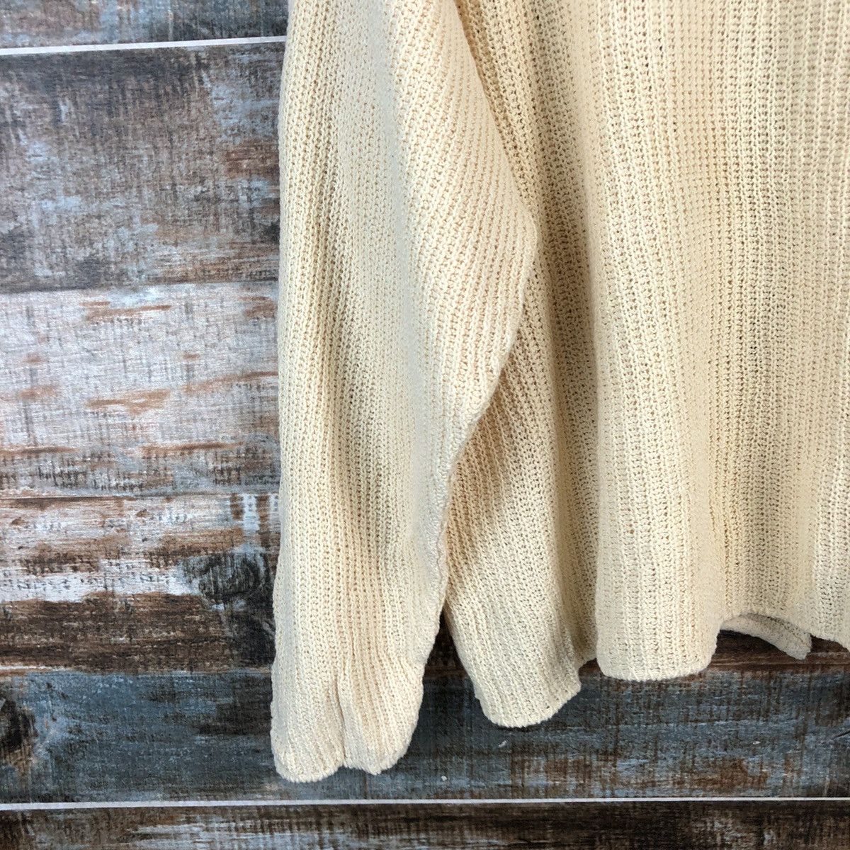 Vintage DL Komo Yellow vintage Knitwear #C565 Size L / US 10 / IT 46 - 15 Thumbnail