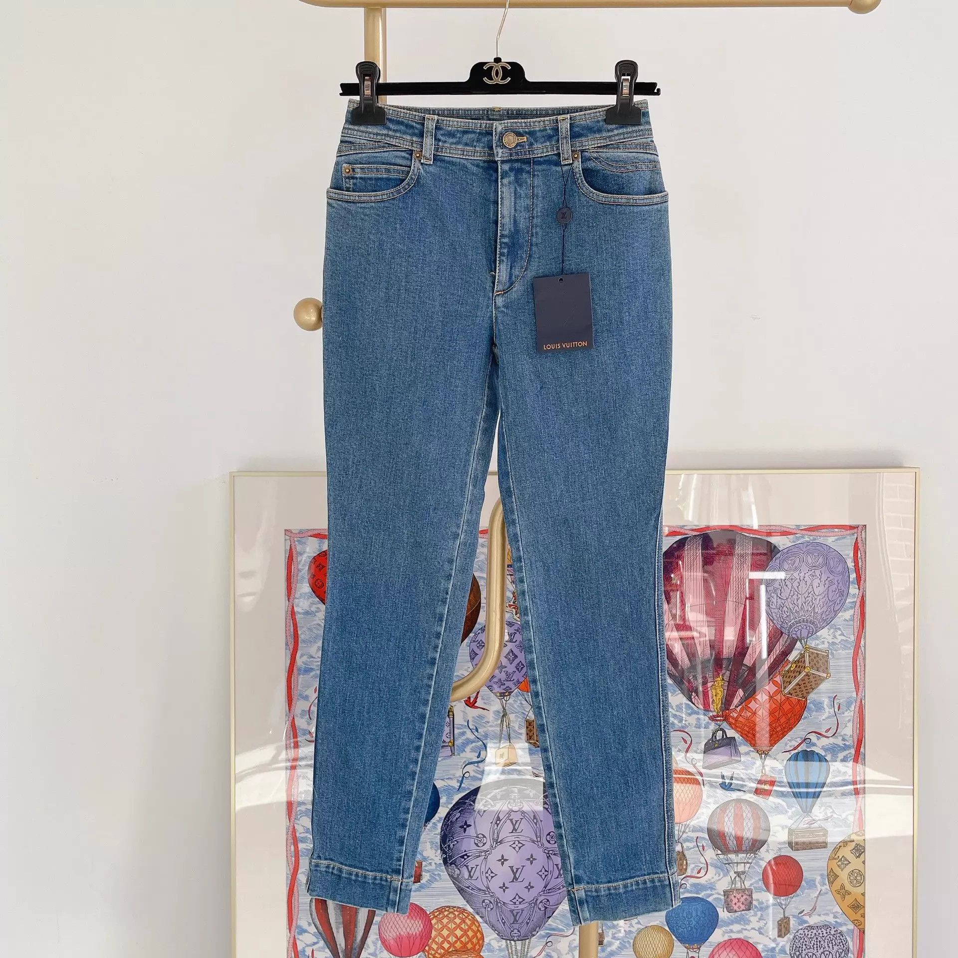 Louis Vuitton Louis Vuitton Blue Jeans 38 Size 27" / US 4 / IT 40 - 1 Thumbnail