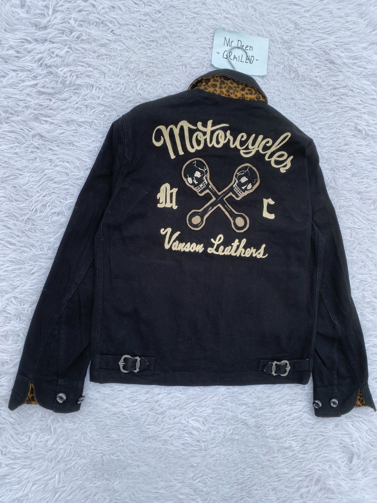 Japanese Brand Rare Vintage 90s Vanson Leather Cotton Jacket Size US M / EU 48-50 / 2 - 2 Thumbnail