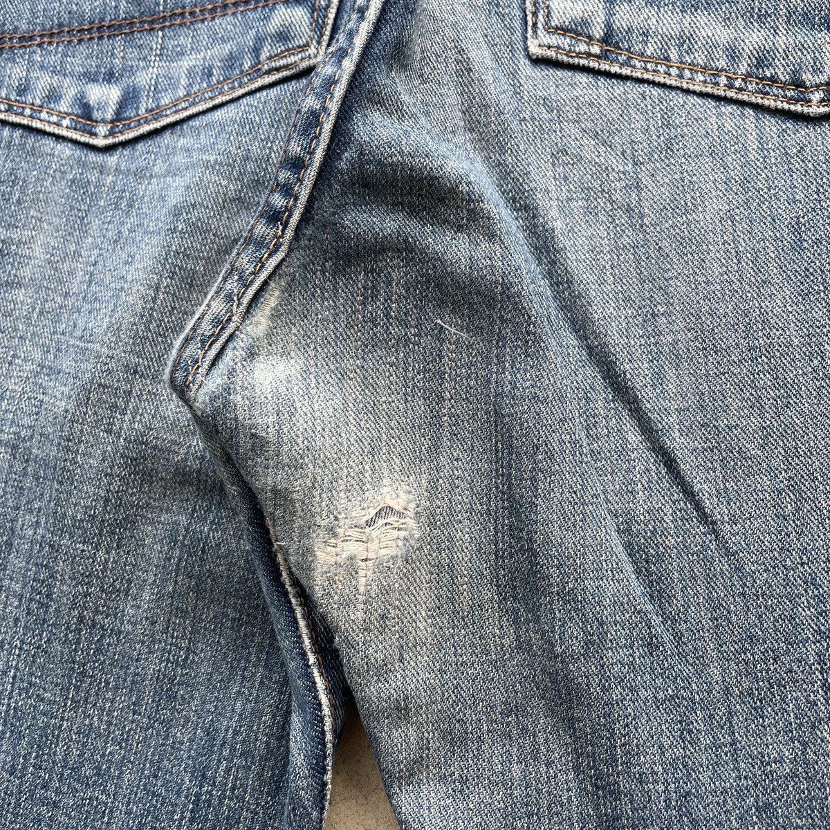 Ralph Lauren Vintage Polo Ralph Lauren Baggy Jeans Faded Denim Pants W33 Size US 33 - 12 Thumbnail