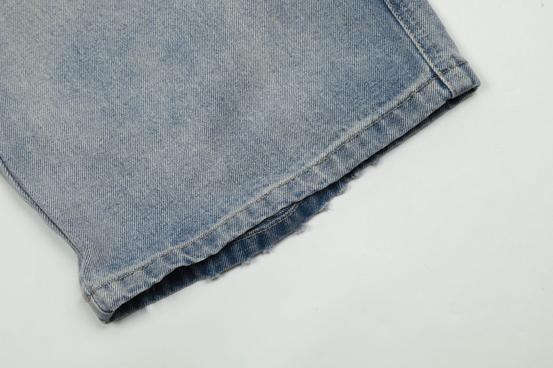 Japanese Brand High street washed distressed loose straight casual jeans Size US 32 / EU 48 - 6 Thumbnail