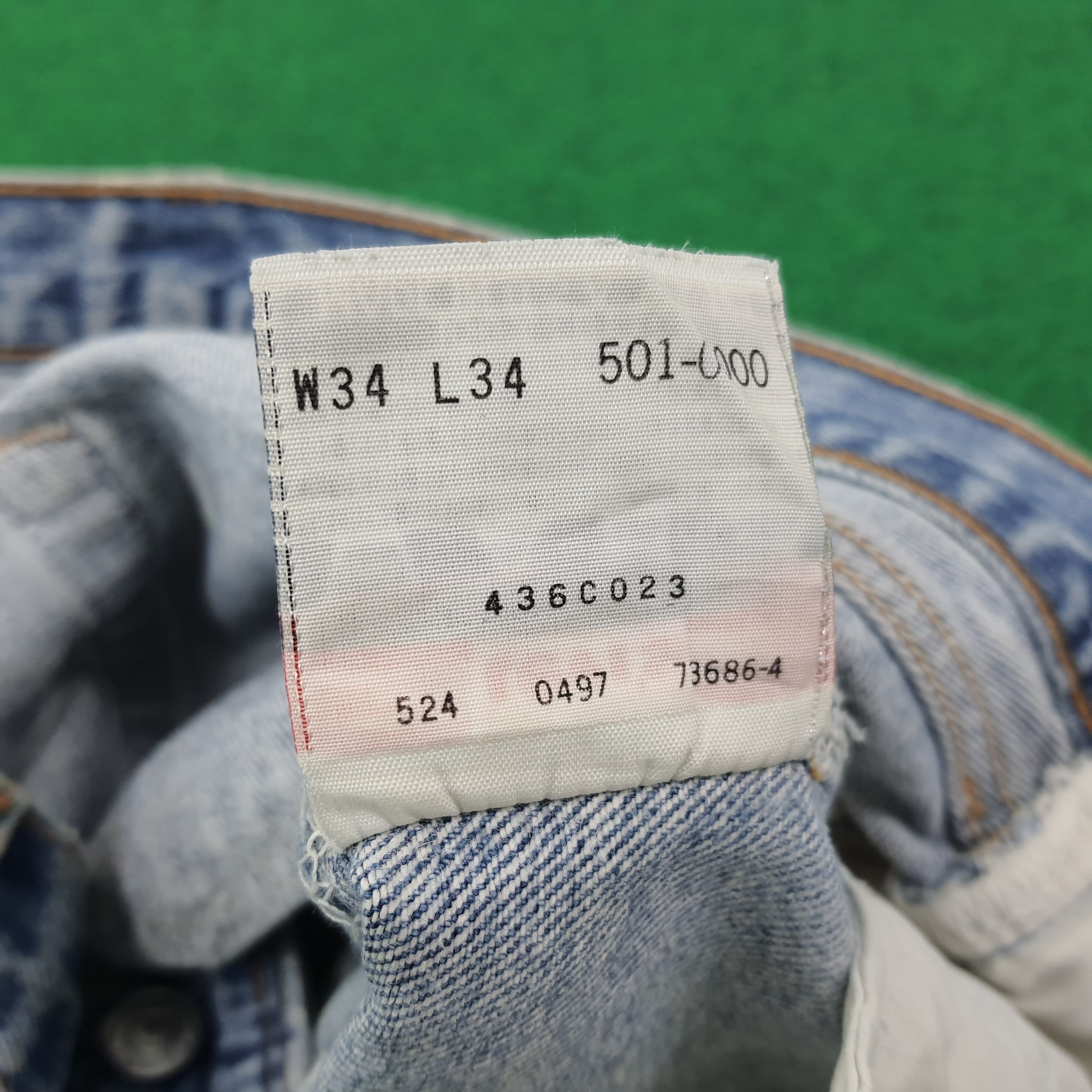Levi's Vintage Levi's 501 Denim Distressed Style Jeans C252N18 Size US 31 - 9 Thumbnail