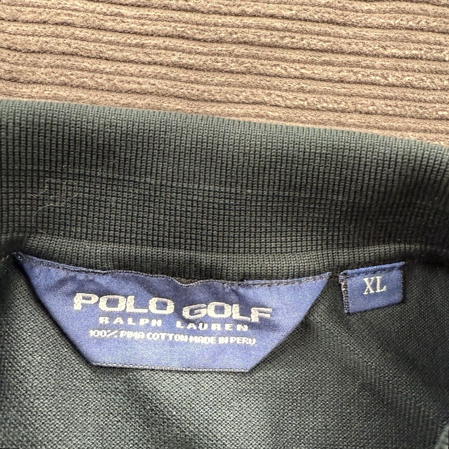Ralph Lauren VINTAGE? No. Ralph Lauren Polo Golf Shirt Men XL Black Polo Golf Pima Cotton Preppy American Classic Golfing Casual Feel free to ask questions. Size US XL / EU 56 / 4 - 3 Thumbnail