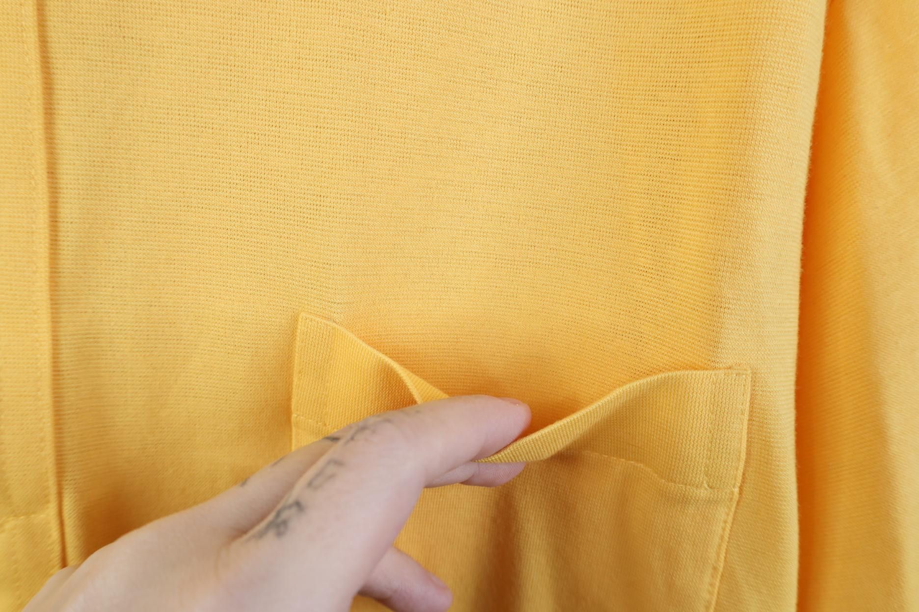 Vintage Vintage 80s 90s Streetwear Collared Golf Polo Shirt Yellow Size US XXL / EU 58 / 5 - 5 Thumbnail