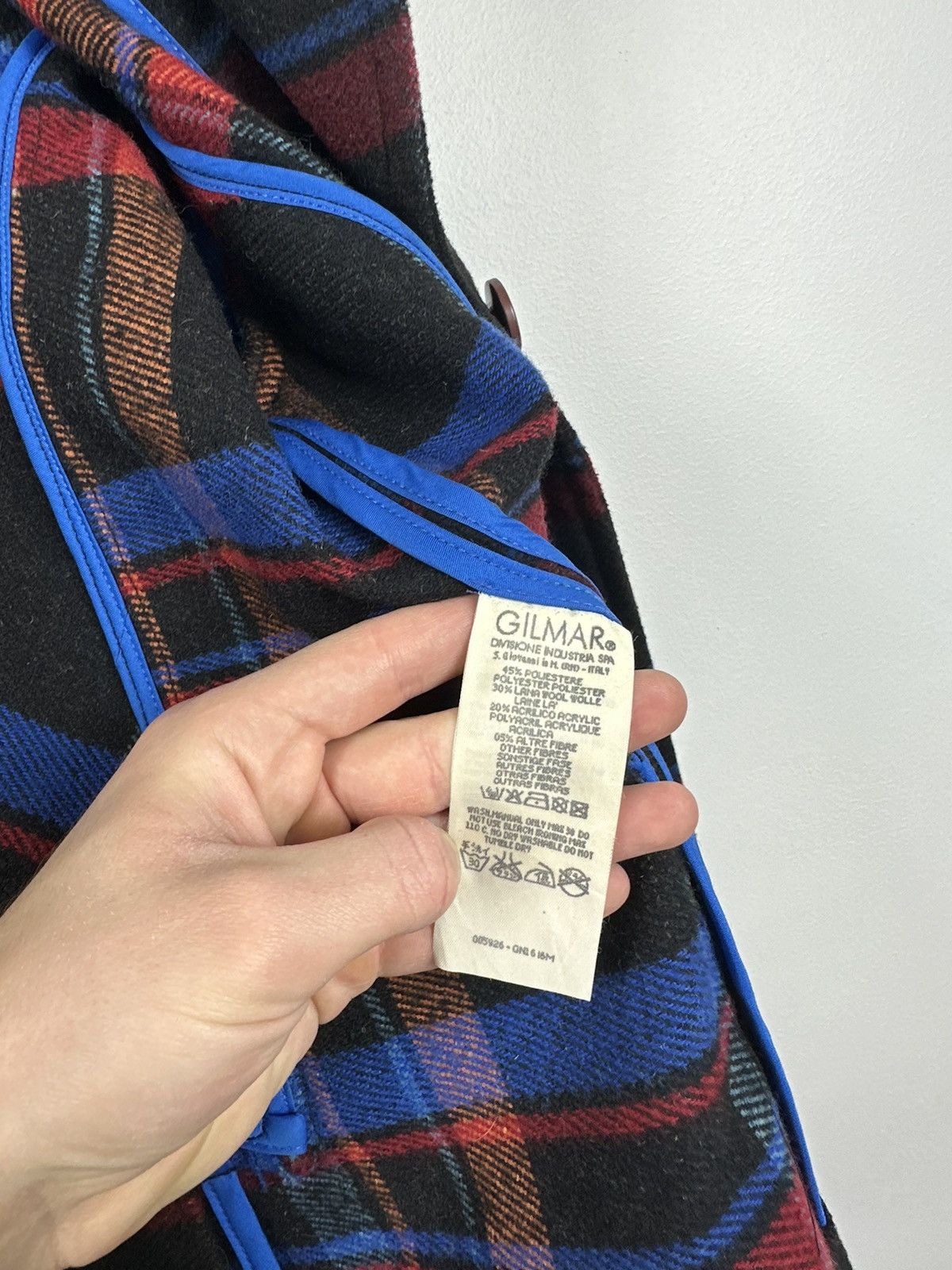 Iceberg Vintage 90s Iceberg Checkered Luxury Designer Blazer Jacket Size M / US 6-8 / IT 42-44 - 14 Thumbnail