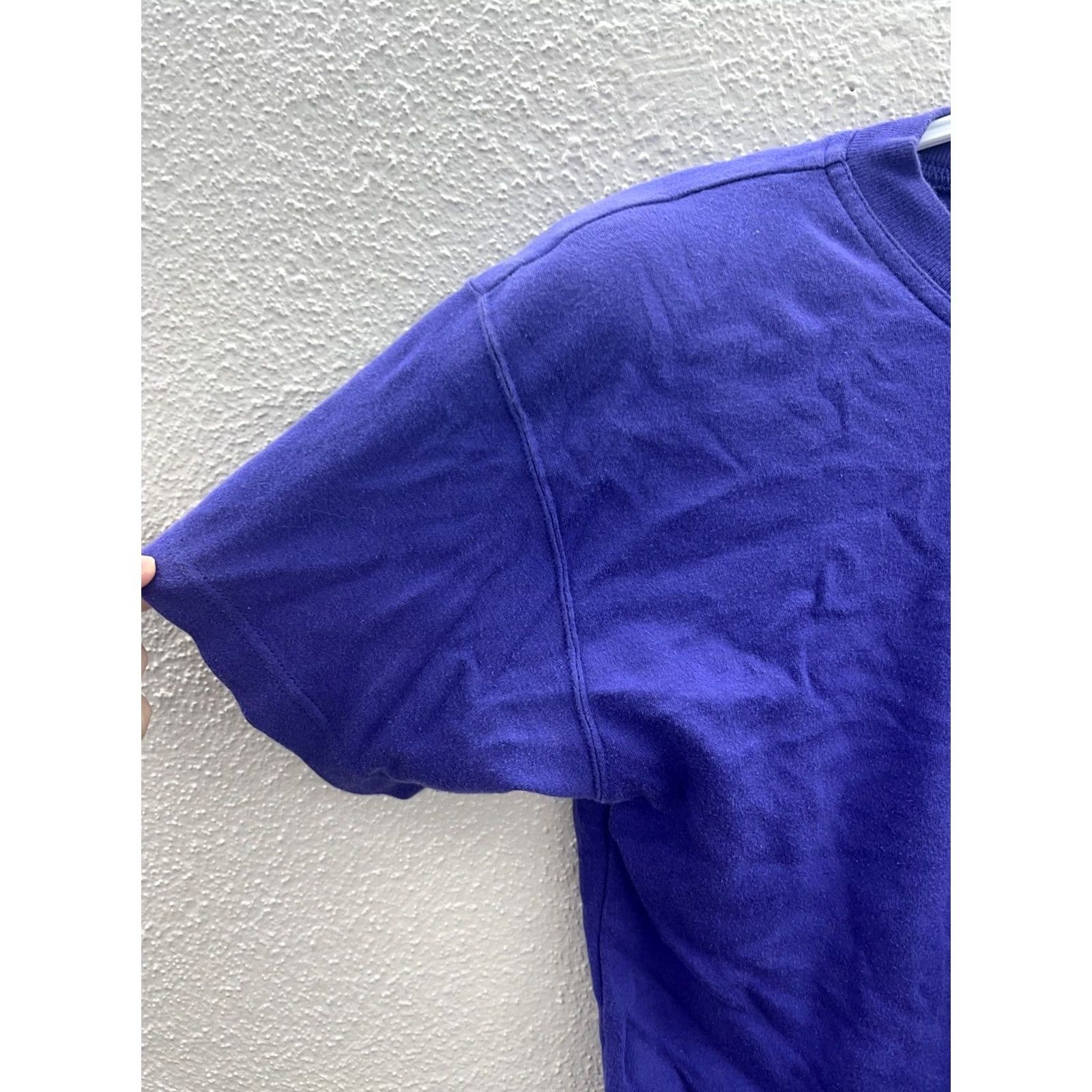 Vintage VINTAGE Cambridge Dry Goods Womens Purple Short Sleeve Pocket T-Shirt Size S Size S / US 4 / IT 40 - 2 Thumbnail