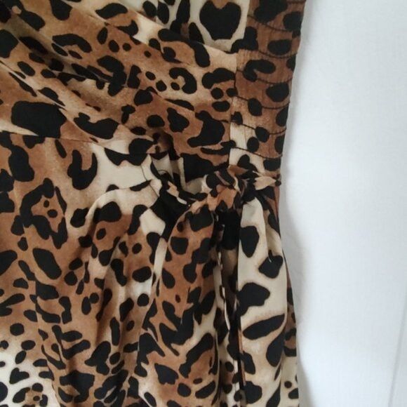 Nanette Lepore Nanette Lepore silk leopard wrap mini dress 0 Size XS / US 0-2 / IT 36-38 - 9 Thumbnail