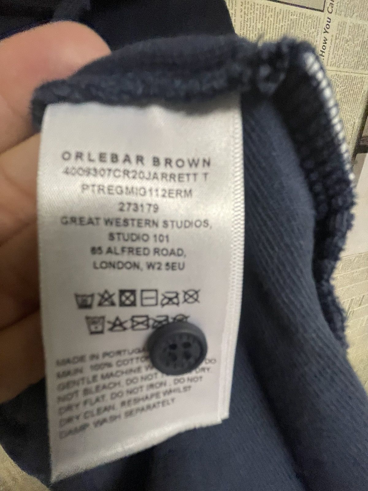 Orlebar Brown Orlebar Brown Jarrett towelling Polo Size US M / EU 48-50 / 2 - 3 Thumbnail