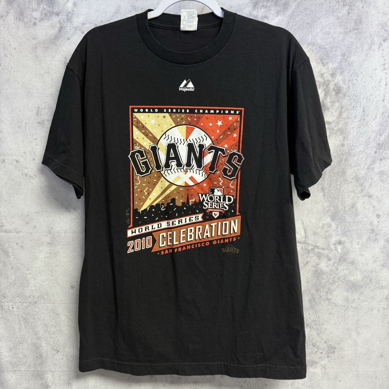 MLB San Francisco Giants 2010 World Series T Shirt Mens Large Size US L / EU 52-54 / 3 - 1 Thumbnail