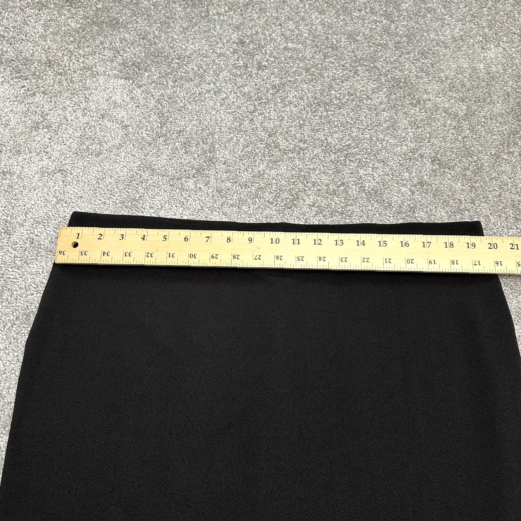 Vintage Laura Cruz Pencil Skirt Womens 1X Black Knee Length Pull On Stretch Casual Size 40" / US 18 - 7 Thumbnail
