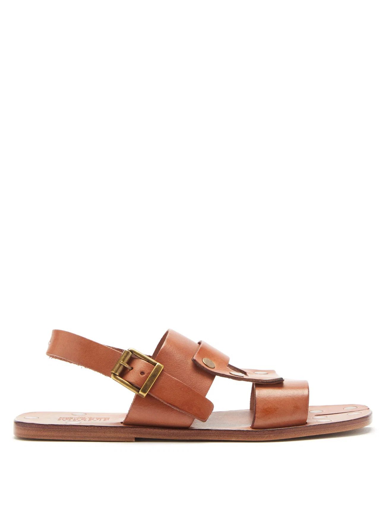Maison Margiela *Size 39* Margiela Tabi Sandals - Brown Calf Leather Size US 6 / IT 36 - 22 Thumbnail