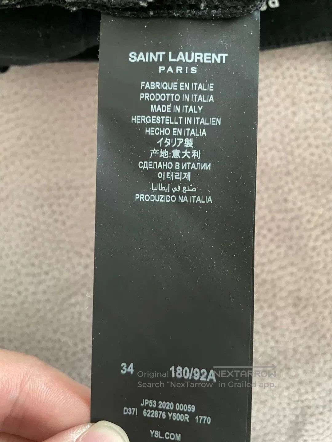 Saint Laurent Paris Saint Laurent Slim Black Jeans. Size US 34 / EU 50 - 5 Thumbnail