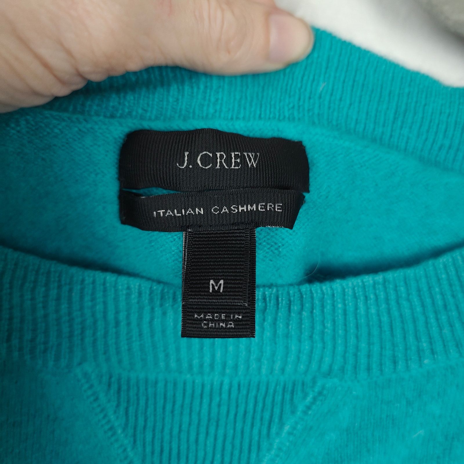 J.Crew J Crew 100% Cashmere Sweater Womens Medium Bright Blue Size M / US 6-8 / IT 42-44 - 3 Thumbnail